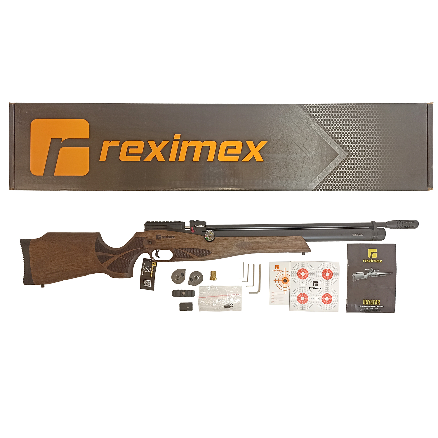 Винтовка пневматическая Reximex DAYSTAR W, калибр 6,35 мм, 3 Дж (РСР, дерево)