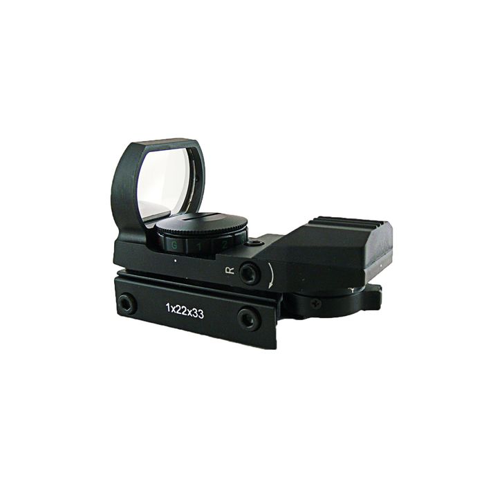 Коллиматор Target Optic 1х33 открытого типа на Weaver, сменные марки