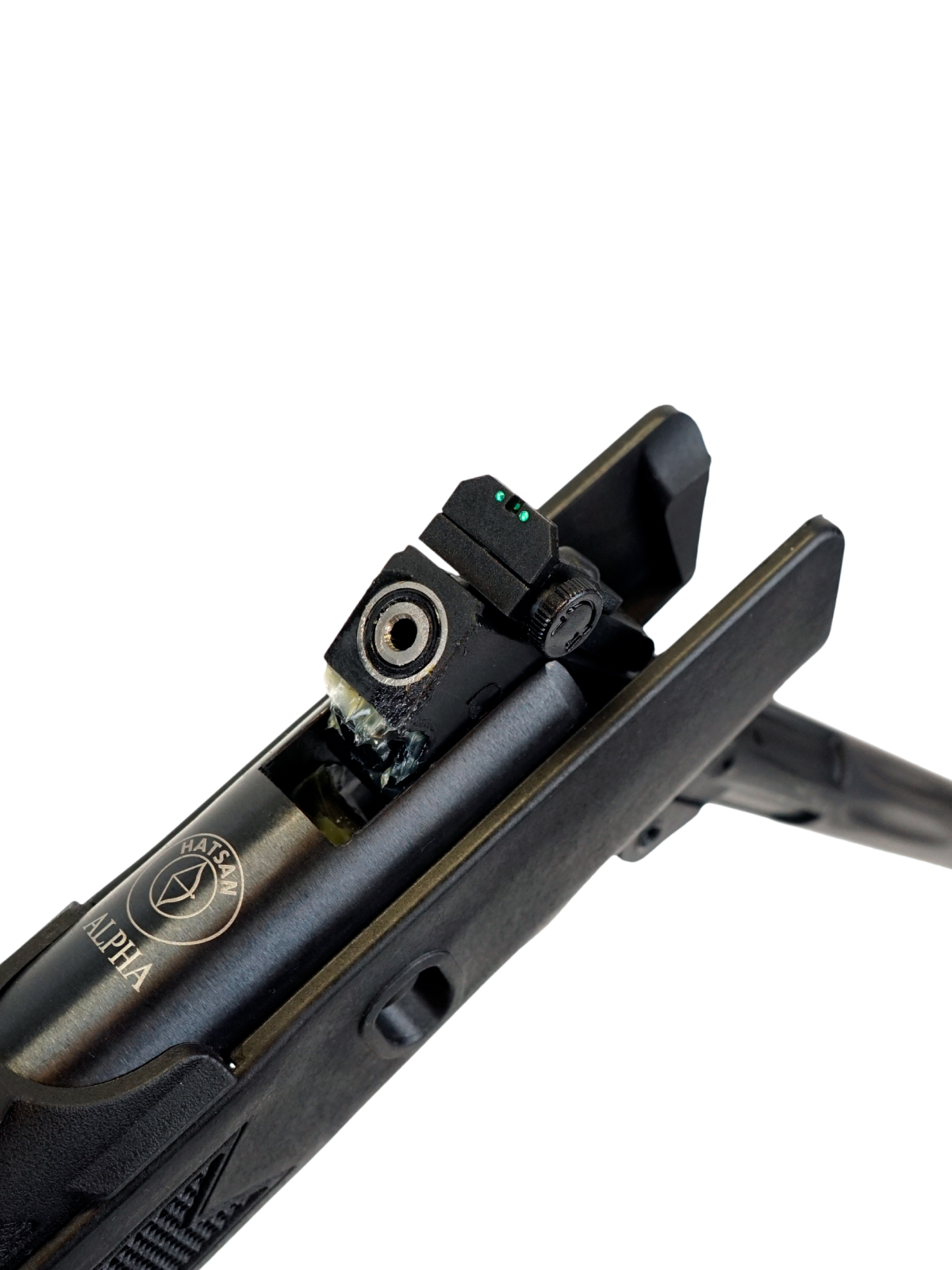 Винтовка пневматическая Hatsan Alpha калибр 6,35 мм (переломка, пластик)