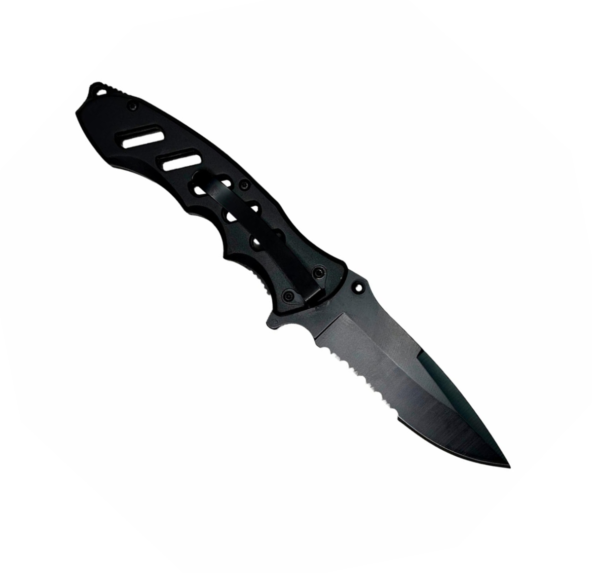 Нож складной Voenpro Black Titanium