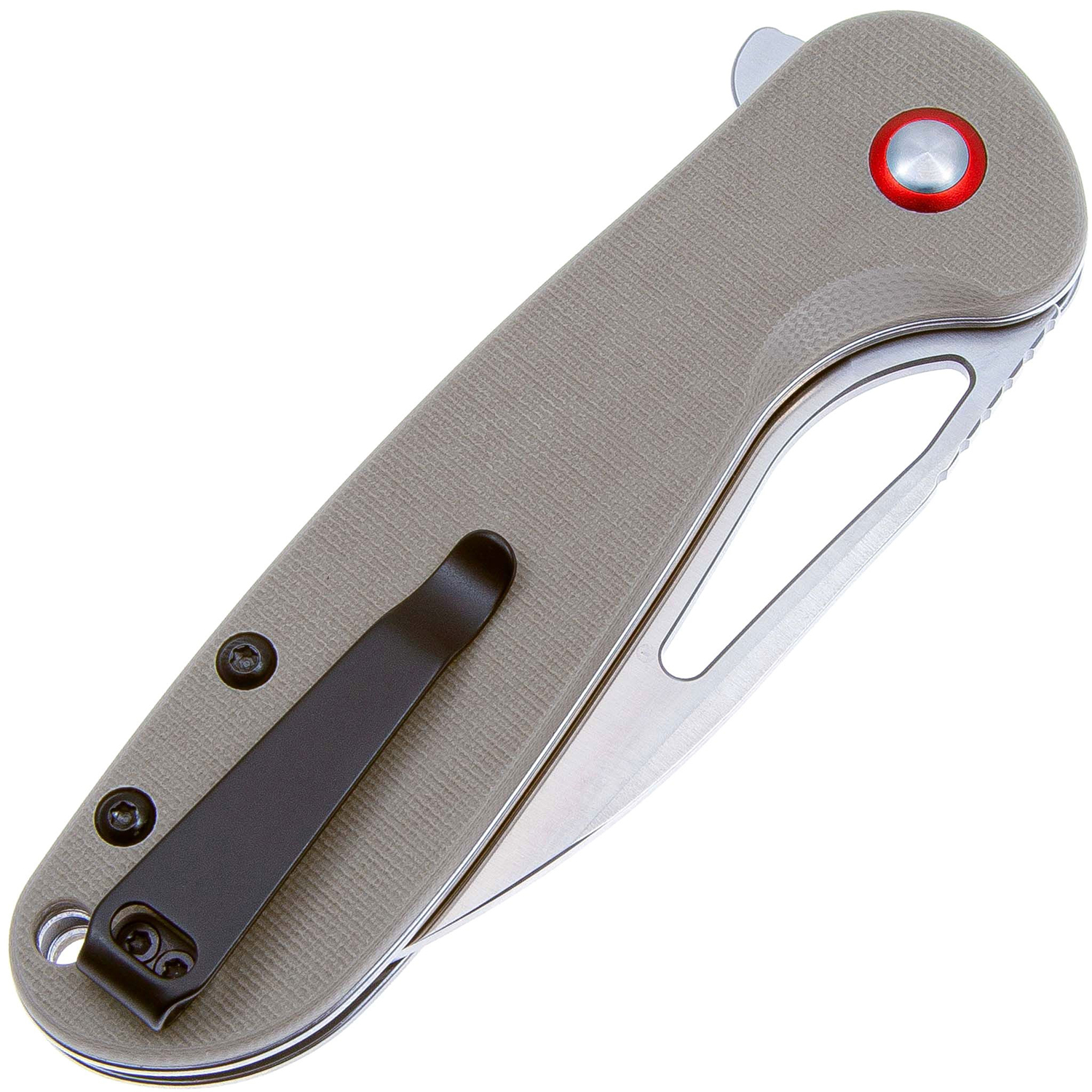 Нож CJRB Lago J1926-DE Lago, рукоять бежевая G10, AR-RPM9