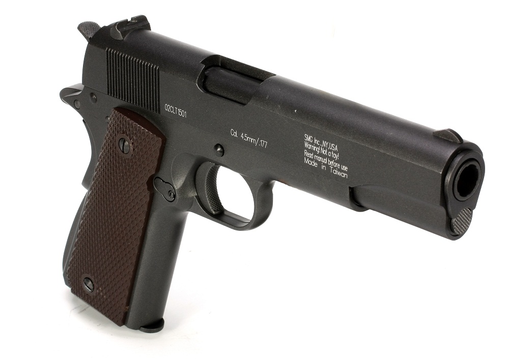 Пистолет страйкбольный Gletcher CLT 1911-A Soft Air