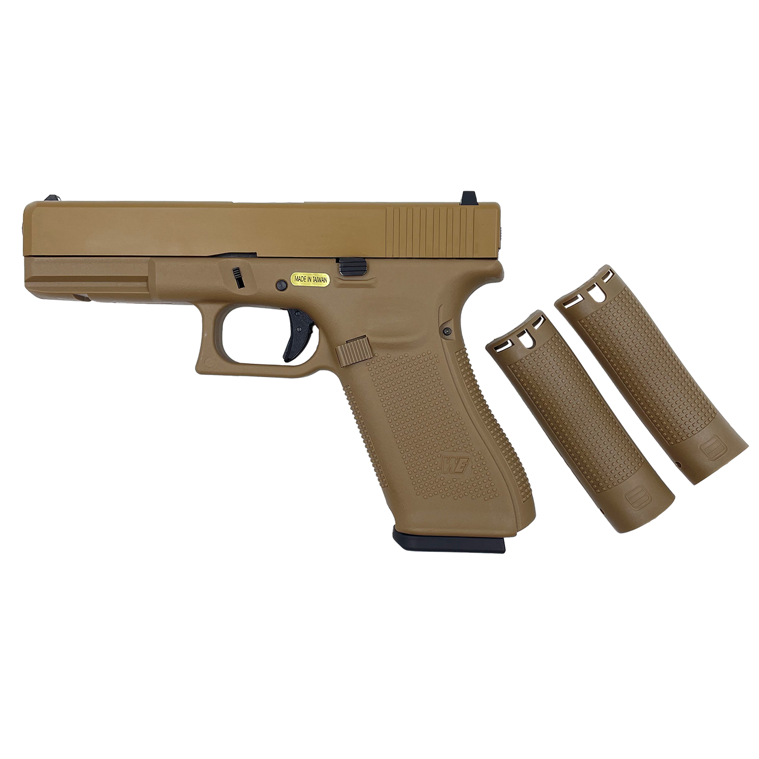 Пистолет страйкбольный (WE) Glock-17 gen5, WE-G001VB-TAN