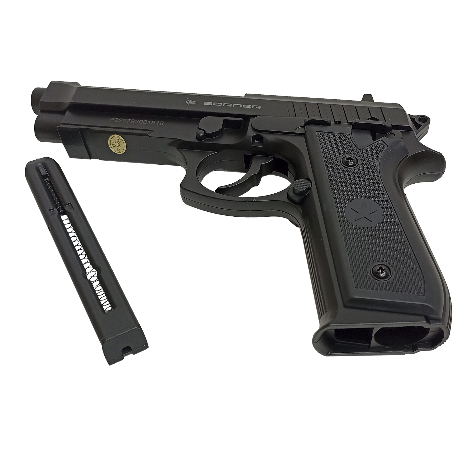 Пистолет пневматический Borner 92, калибр 4,5 мм