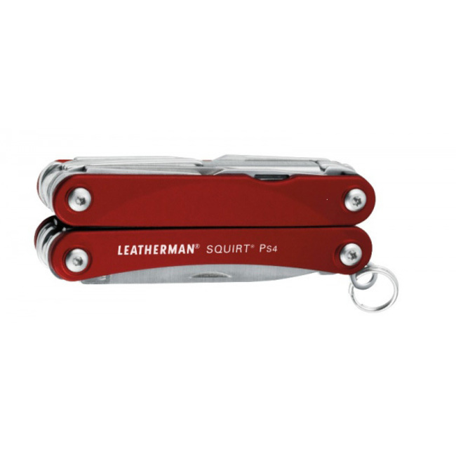 Мультиинструмент Leatherman Squirt PS4 красный