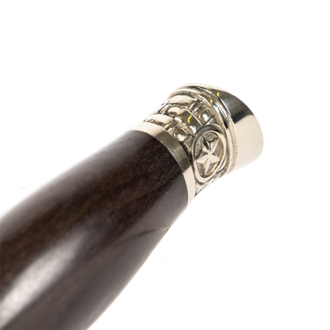 Нож "Разведчик" N690, литье звезда, граб, Семина