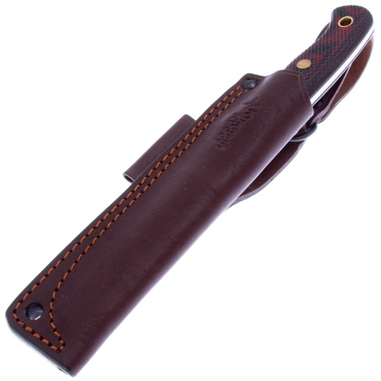 Нож Южный крест ЯГД 220.1154 (D2, красно-синяя микарта, насечка)