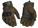 Перчатки реплика Oakley полнопалые с защитой костяшек, зеленые XXL